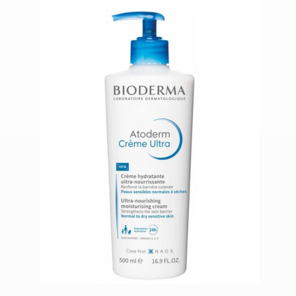 لوسیون دست و بدن بایودرما حجم 500 میل مدل Atoderm