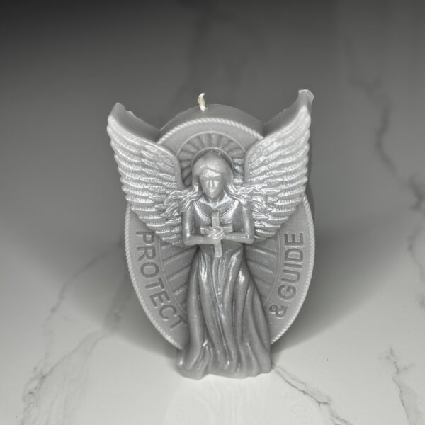 شمع فرشته نگهبان Silver - تصویر 2