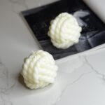 شمع بافت کروی Off White